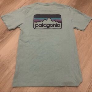 ✨Sale✨ Patagonia Soft Blue Short Sleeve Regular Fit Shirt